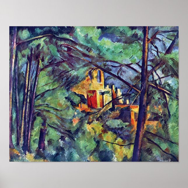 Paul Cezanne - Chateau Noir The Black Manor Poster (Front)