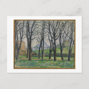 Paul Cezanne Chestnut Trees at Jas de Bouffan, c Postcard