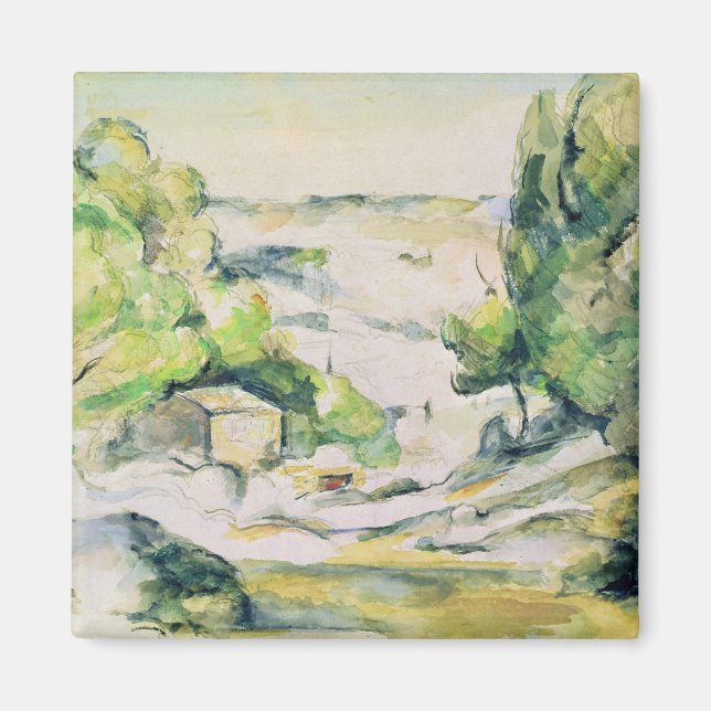 Paul Cezanne | Countryside in Provence Magnet (Front)
