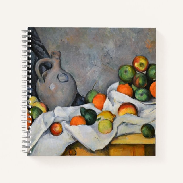 Paul Cezanne - Curtain, Jug and Fruit Bowl Notebook (Front)