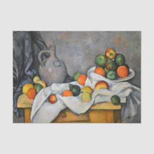 Paul Cezanne - Curtain, Jug and Fruit Bowl Tissue Paper
