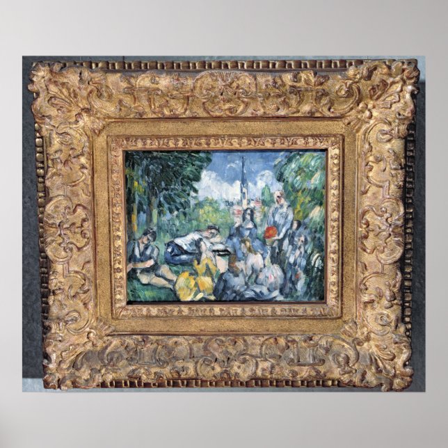 Paul Cezanne | Dejeuner sur l'herbe, 1876-77 Poster (Front)