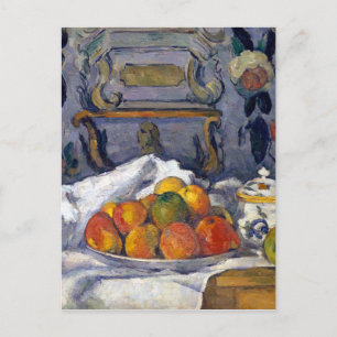Paul Cezanne Dish of Apples Postcard