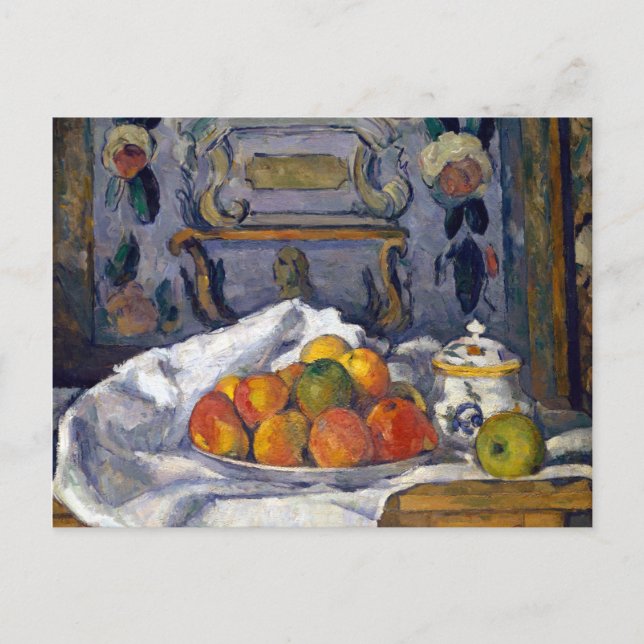 Paul Cezanne Dish of Apples Postcard (Front)