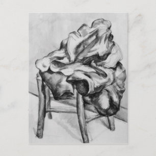 Paul Cezanne   Drapery on a Chair, 1980-1900 Postcard