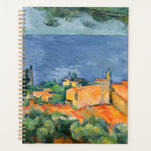 Paul Cezanne - Estaque with Red Roofs Planner