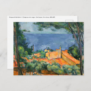 Paul Cezanne - Estaque with Red Roofs Postcard
