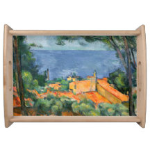 Paul Cezanne - Estaque with Red Roofs