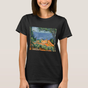 Paul Cezanne - Estaque with Red Roofs T-Shirt