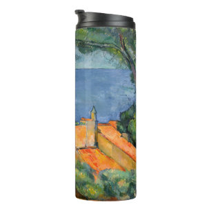Paul Cezanne - Estaque with Red Roofs Thermal Tumbler