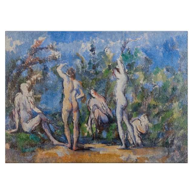 Paul Cezanne - Five Bathers Cutting Board (Front)