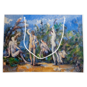 Paul Cezanne - Five Bathers Large Gift Bag
