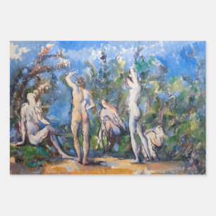 Paul Cezanne - Five Bathers Wrapping Paper Sheet