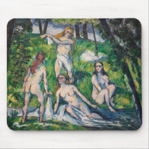 Paul Cezanne - Four Bathers Mouse Pad
