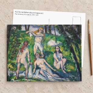 Paul Cezanne - Four Bathers Postcard