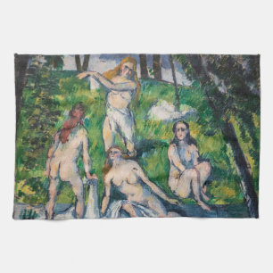 Paul Cezanne - Four Bathers Tea Towel