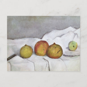 Paul Cezanne Fruit on a Cloth, c.1890 Postcard