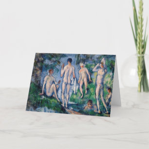 Paul Cezanne - Group of Bathers Card