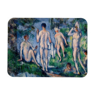 Paul Cezanne - Group of Bathers Magnet
