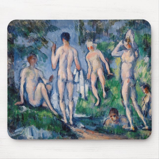 Paul Cezanne - Group of Bathers Mouse Pad (Front)