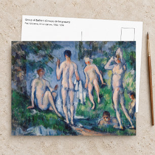 Paul Cezanne - Group of Bathers Postcard