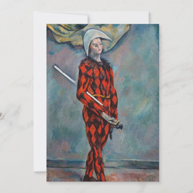 Paul Cezanne - Harlequin Invitation (Front)