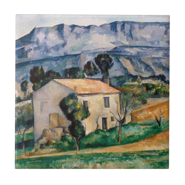 Paul Cezanne - House in Provence Ceramic Tile (Front)