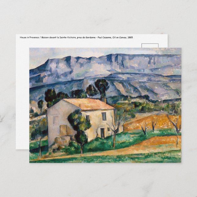 Paul Cezanne - House in Provence Postcard (Front/Back)