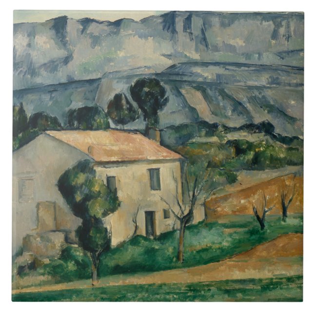Paul Cezanne - House in Provence Tile (Front)