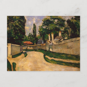 Paul Cezanne Houses Along a Road, c.1881 Postcard