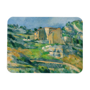 Paul Cezanne - Houses in Provence, Riaux Valley Magnet