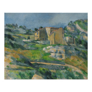 Paul Cezanne Houses in the Provence: The Riaux V Poster