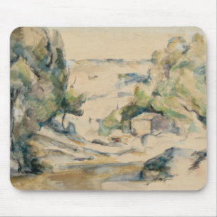 Paul Cezanne - Landscape in the Provence Mouse Pad