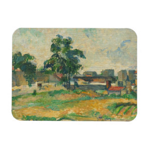 Paul Cezanne   Landscape near Paris, c. 1876 (oil  Magnet