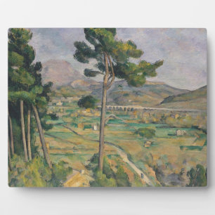 Paul Cezanne   Landscape with viaduct Plaque