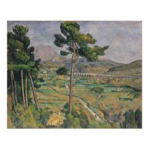 Paul Cezanne   Landscape with viaduct Poster
