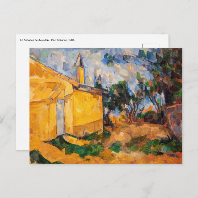 Paul Cezanne - Le Cabanon de Jourdan Postcard (Front/Back)