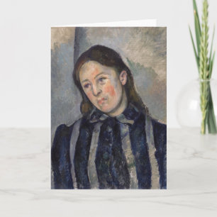 Paul Cezanne - Madame Cezanne with Loosened Hair Card