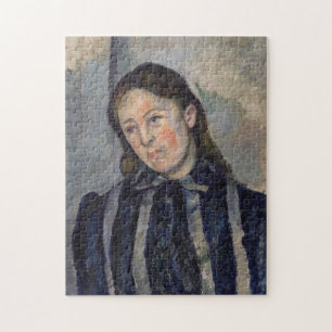 Paul Cezanne - Madame Cezanne with Loosened Hair Jigsaw Puzzle