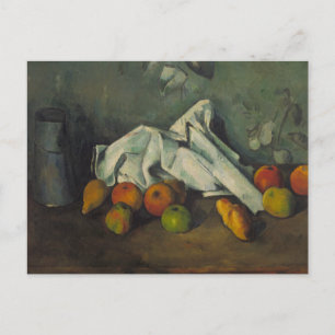 Paul Cezanne - Milk Can and Apples Postcard