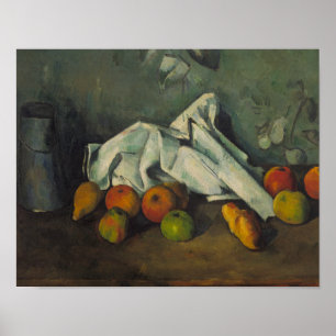 Paul Cezanne - Milk Can and Apples Poster