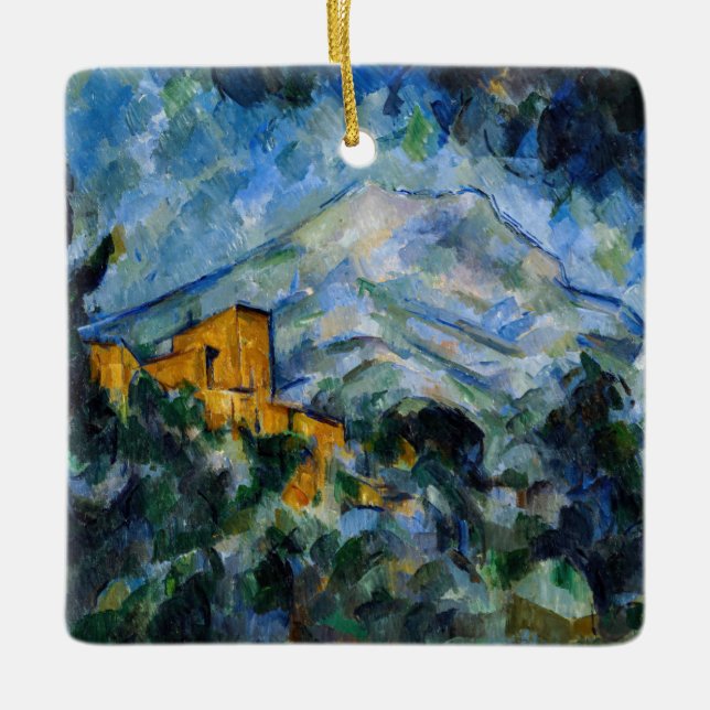 Paul Cezanne - Mont Saint-Victoire & Chateau Noir Ceramic Ornament (Front)