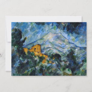 Paul Cezanne - Mont Saint-Victoire & Chateau Noir Invitation