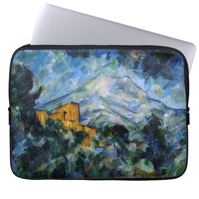 Paul Cezanne - Mont Saint-Victoire & Chateau Noir Laptop Sleeve (Front)