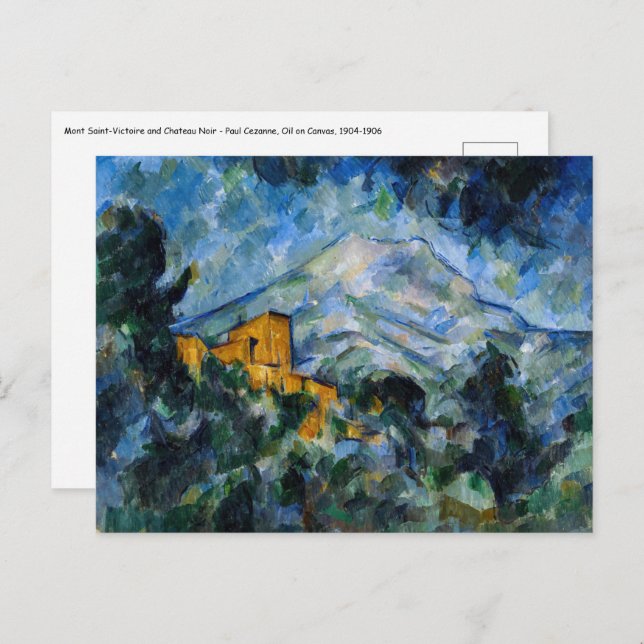 Paul Cezanne - Mont Saint-Victoire & Chateau Noir Postcard (Front/Back)