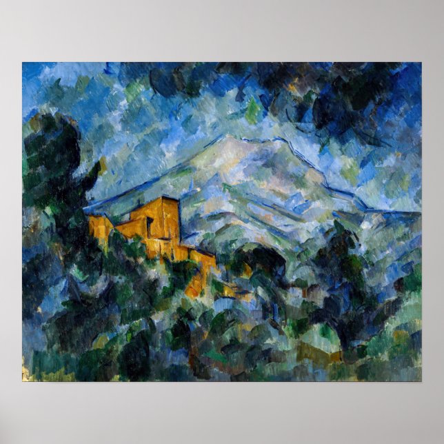Paul Cezanne - Mont Saint-Victoire & Chateau Noir Poster (Front)