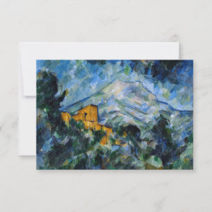 Paul Cezanne - Mont Saint-Victoire & Chateau Noir Thank You Card