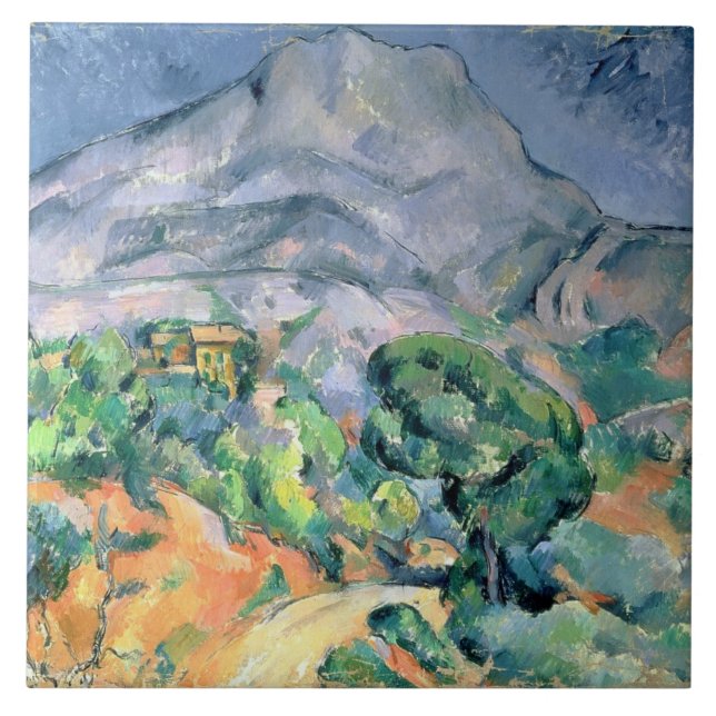 Paul Cezanne | Mont Sainte-Victoire, 1900 Ceramic Tile (Front)
