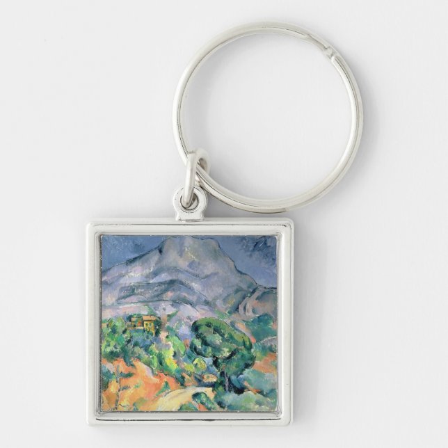 Paul Cezanne | Mont Sainte-Victoire, 1900 Key Ring (Front)