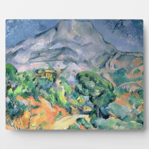 Paul Cezanne Mont Sainte-Victoire, 1900 Plaque
